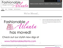 Tablet Screenshot of fashionableatlanta.wordpress.com