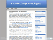 Tablet Screenshot of lungcancersupport.wordpress.com