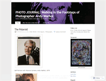 Tablet Screenshot of hopandywarhol.wordpress.com