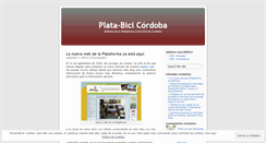 Desktop Screenshot of platabicicordoba.wordpress.com