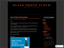 Tablet Screenshot of blackphotoalbum.wordpress.com