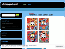 Tablet Screenshot of duhspreadsheet.wordpress.com