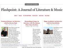 Tablet Screenshot of flashpointjournal.wordpress.com