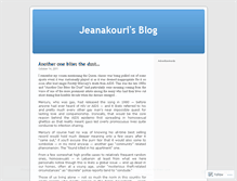 Tablet Screenshot of jeanakouri.wordpress.com