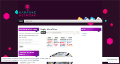 Desktop Screenshot of karaokenetwork.wordpress.com
