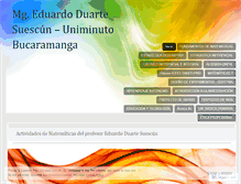 Tablet Screenshot of eduardomathuniminuto.wordpress.com