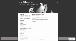 Desktop Screenshot of nosleeves.wordpress.com