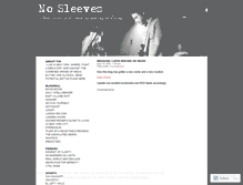 Tablet Screenshot of nosleeves.wordpress.com