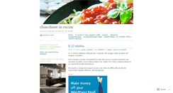 Desktop Screenshot of chiacchiereincucina.wordpress.com