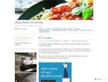 Tablet Screenshot of chiacchiereincucina.wordpress.com