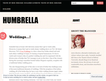 Tablet Screenshot of humbrella.wordpress.com