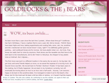 Tablet Screenshot of goldilocksandthethreebears.wordpress.com