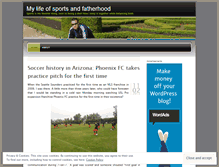 Tablet Screenshot of mividadeportiva.wordpress.com