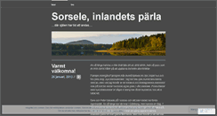 Desktop Screenshot of inlandetsparla.wordpress.com