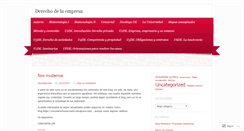 Desktop Screenshot of derechoeconomico.wordpress.com