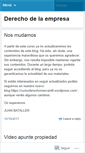 Mobile Screenshot of derechoeconomico.wordpress.com