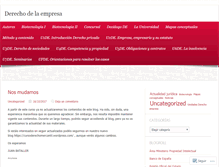 Tablet Screenshot of derechoeconomico.wordpress.com