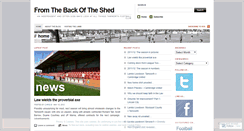 Desktop Screenshot of fromthebackoftheshed.wordpress.com