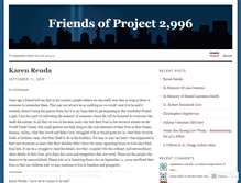 Tablet Screenshot of friendsofproject2996.wordpress.com