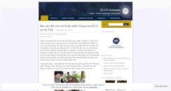 Desktop Screenshot of eccovietnam.wordpress.com