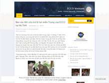 Tablet Screenshot of eccovietnam.wordpress.com