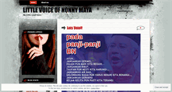 Desktop Screenshot of nonnymaya.wordpress.com