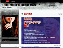 Tablet Screenshot of nonnymaya.wordpress.com