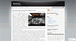 Desktop Screenshot of bioeticahoy.wordpress.com