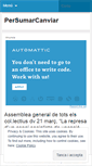 Mobile Screenshot of persumarcanviar.wordpress.com