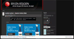 Desktop Screenshot of ersinbisgen.wordpress.com