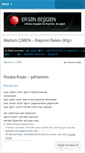 Mobile Screenshot of ersinbisgen.wordpress.com