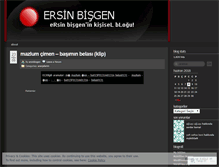 Tablet Screenshot of ersinbisgen.wordpress.com