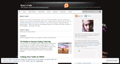 Desktop Screenshot of katyscode.wordpress.com