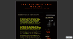 Desktop Screenshot of cetusanprantau.wordpress.com