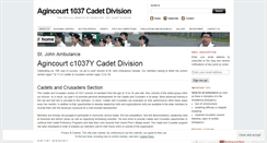 Desktop Screenshot of agincourt1037.wordpress.com