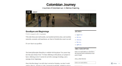 Desktop Screenshot of colombianjourney.wordpress.com