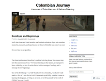 Tablet Screenshot of colombianjourney.wordpress.com