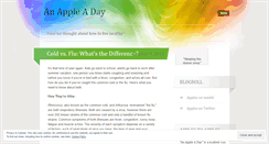 Desktop Screenshot of heyanappleaday.wordpress.com