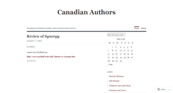 Desktop Screenshot of cauthors.wordpress.com