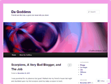 Tablet Screenshot of dagoddess.wordpress.com