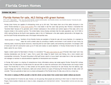 Tablet Screenshot of floridagreenhomes.wordpress.com