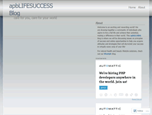 Tablet Screenshot of apbglobal.wordpress.com