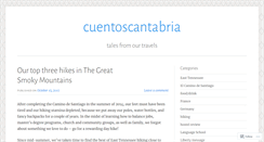 Desktop Screenshot of cuentoscantabria.wordpress.com