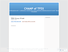 Tablet Screenshot of champoftfex.wordpress.com