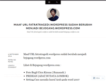 Tablet Screenshot of fatratragedi.wordpress.com