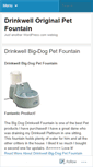 Mobile Screenshot of cheapdrinkwellpetfountain.wordpress.com