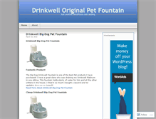 Tablet Screenshot of cheapdrinkwellpetfountain.wordpress.com