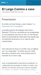Mobile Screenshot of ellargocaminoacasa.wordpress.com