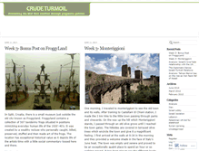 Tablet Screenshot of crudeturmoil.wordpress.com