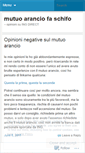 Mobile Screenshot of mutuoaranciofaschifo.wordpress.com